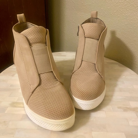 ccocci zoey wedge sneakers